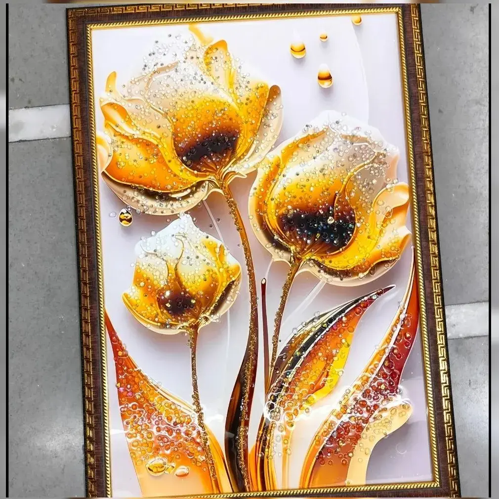 Crystal Big Scenery 3 No 16*24 size 3pcs Nature and God Mix